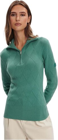 Varley Womens Lawson 1/2 Zip Knit in Saudi Arabia