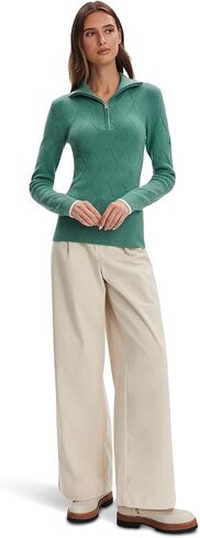 Varley Womens Lawson 1/2 Zip Knit in Saudi Arabia