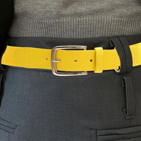 POPETPOP Elastic Baseball Belt for Youth and Adults Imitation Leather Softball Waist Belt for Outdoor Team Sports Unisex Softballs Protective Gear Random Color Random Color in Saudi Arabia
