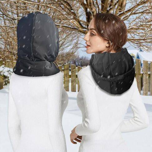 IC ICLOVER Heated Scarf, with Rechargeable 5000mAh Power Bank, Electric Heating Scarf, Quick Heat Neck Warmer Wrap for Women in Saudi Arabia