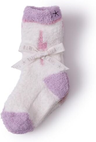 Barefoot Dreams® Brushed CozyChic® Toddler Space Adventure Sock Set, Dusty Rose Multi, One Size in Saudi Arabia