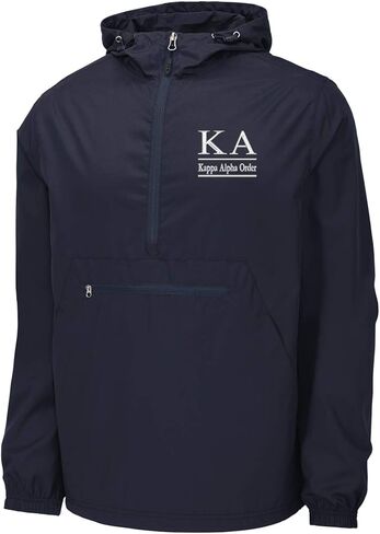 سترة واقية من Kappa Alpha Order - سترة بلوفر Anorak - سحاب ربع in Saudi Arabia
