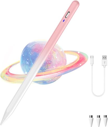 Stylus Pen for Touchscreen for iOS/Android, iPhone Stylus Pen Fine Tip, High-Precision Tablet Pencil for Android/Samsung/Mi/Huawei/Vivo/Lenovo and Other Android Smartphone and Tablet-White in Kuwait
