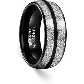 8mm Tungsten Carbide Wedding Band for Men Promise Ring Silver/Gold/Black Domed High Polish Comfort Fit 8-12 in Saudi Arabia