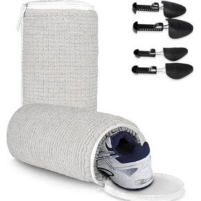 Reusable Sneaker Bag for Washing Machine And Dryer With Anti-Deformation, Breathable Mesh, Anti-Reverse Zipper, Hanging Design, Will Not Fade, for Shoes, Men, Women, Kids, Elderly(Grey 2pcs) in Saudi Arabia