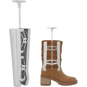 نقالة ربلة الساق، نقالة عمود الحذاء الاحترافية - سبائك الألومنيوم شديدة التحمل، مثالية لأحذية الساق الواسعة والجلد وأحذية رعاة البقر، وتخفف من ضيق الحذاء على الكاحل والساق in Kuwait