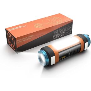 Rechargeable Flashlight IP68 Waterproof Magnetic Flashlight with Portable Charger and Glass Breaker 9 inch Multi Function Car Flashlight for Emergency, Hiking, Camping, Travel in Saudi Arabia
