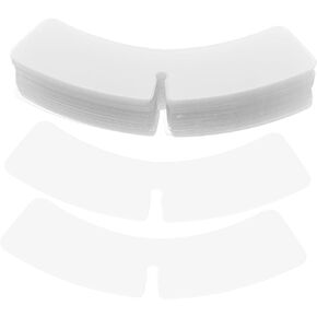 100 قطعة من طوق القميص الشفاف، يبقى دعم التثبيت من البلاستيك العملي للرجال والنساء، قمصان قابلة لإعادة الاستخدام، شكل طوق لخط عنق أنيق in Kuwait