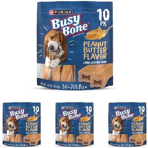 Purina Busy Bone Large Dog Chew Treats, Peanut Butter Flavor, 6 ct Pouch in Saudi Arabia