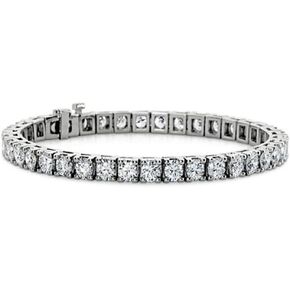 3.00 ct Ladies Round Cut Diamond Tennis Bracelet in 14 kt White Gold in Saudi Arabia