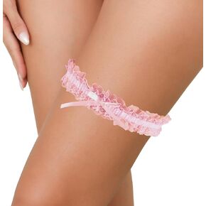 Garters for Bride Lace Floral Belt Bowknot Women Wedding Stretch Leg Ring in Saudi Arabia