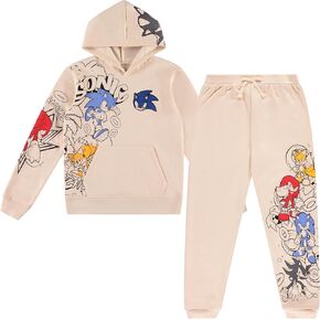 Sonic the Hedgehog Boys Graphic Hoodie و Jogger Pants Seals-Size-Sives 4-20 in Kuwait