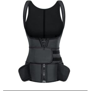 Women waist trainer corset vest compression sweat belly belt body shaper Weight Loss Breathable Hip Bodysuits in Saudi Arabia
