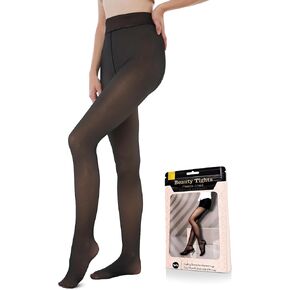Fleece Lined Tights Sheer Women - Fake Translucent Warm Pantyhose Leggings Sheer Thick Tights for Winter in Saudi Arabia