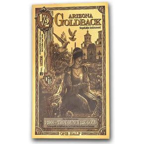 Collectible Art Note - 24K Gold-Layered Novelty Design (1/2 Denomination) in Saudi Arabia