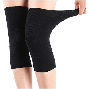Thermal Knee Braces 1pair Winter Women Men Breathable Knee Pads Leg Sleeves Elastic Ski Cycling Leg Warmers Knee Support Pads in Saudi Arabia