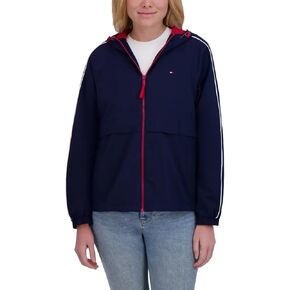 Tommy Hilfiger Women’s Windbreaker Jacket, Lightweight Hooded in Saudi Arabia