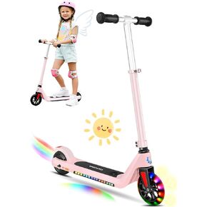 سكوتر كهربائي للأطفال من كاروما، سكوتر كهربائي للأطفال بقوة 120 وات، سكوتر كهربائي أزرق للأعمار من 6 إلى 12 عامًا in Kuwait