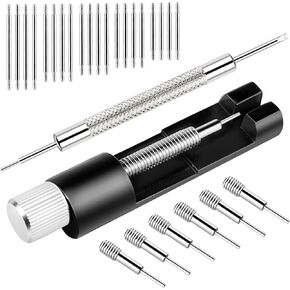 Watch Link Removal Tool, Premium Watch Band Tool Kit to Adjust and Remove Bracelet, Pin Remover for Sizing Strap, Adjust Watches Repair Kit With a Pin Punch, 6PCS Extra Replacement, 20PCS Spring Bars in Saudi Arabia