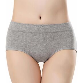 EMF Blocking Women's Underwear Mid Waisted Brief,Anti-Radiation Shield Faraday Briefs Silver Fiber Panties Stretchy in Saudi Arabia