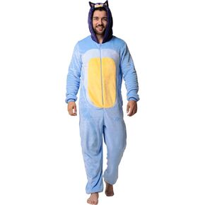 Bluey Onesie For Men, Fleece Adult Onesie, Bandit Mens Pajamas, Novelty Adult Pajamas in Saudi Arabia