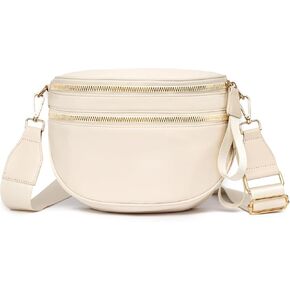 Eslcorri Crossbody Bags for Women - Fashion Sling Purse Shoulder Bag Fanny Pack Leather Causal Chest Bum Bag Cross Body Purse in Kuwait