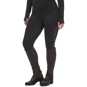 Kerrits Women's Thermo Tech Reflective Equestrian Tights – Reflective Fleece Leggings for Night Riding, Stay Visible & Warm in Saudi Arabia