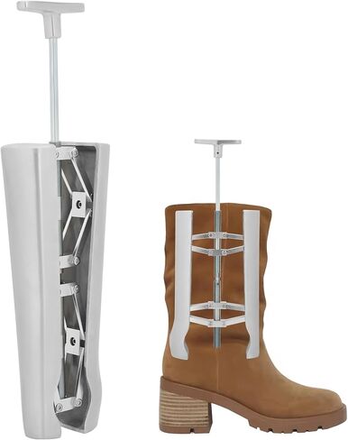 نقالة ربلة الساق، نقالة عمود الحذاء الاحترافية - سبائك الألومنيوم شديدة التحمل، مثالية لأحذية الساق الواسعة والجلد وأحذية رعاة البقر، وتخفف من ضيق الحذاء على الكاحل والساق in Kuwait