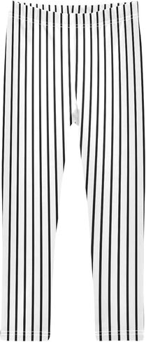 Girls Striped Leggings for Kids Colorful Printed Long Pant Bottoms Stretch and Soft in Saudi Arabia