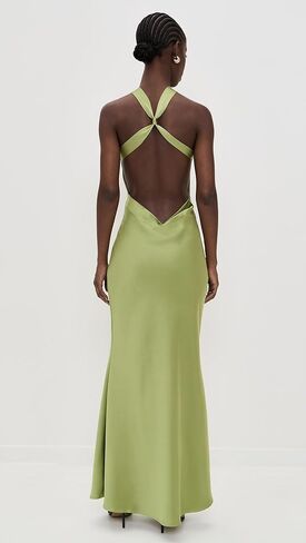 Women's Chara Low Cross Back Maxi Dress in Saudi Arabia