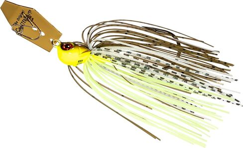 Z-Man CBEV12-02 ChatterBait Elite Evo, 1/2 oz, Chartreuse/White in Saudi Arabia