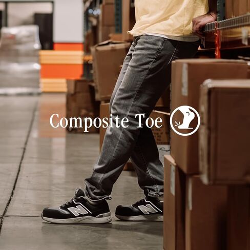 حذاء عمل رجالي من New Balance Elite Lite مركب من الأمام للسلامة in Kuwait