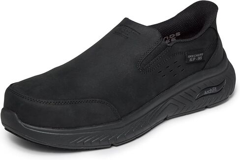 Skechers Men's Arch Fit Crosser Double-Gore Hands Free Slip in Construction Shoe in Saudi Arabia