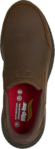 Skechers Men's Arch Fit Crosser Double-Gore Hands Free Slip in Construction Shoe in Kuwait