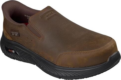 Skechers Men's Arch Fit Crosser Double-Gore Hands Free Slip in Construction Shoe in Kuwait