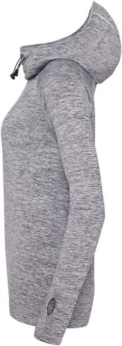 AWDis Cool Girlie Cowl Neck Top Grey Melange XS in Saudi Arabia