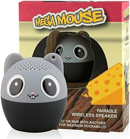 مكبر الصوت اللاسلكي للحيوانات الصوتية للحيوانات الأليفة المصغرة للأطفال من جميع الأعمار - تقنية الاستريو اللاسلكية الحقيقية - زوج مع حيوان أليف آخر من TWS للحصول على صوت غني غني بالغرفة - (خنزير الحفلات) in Kuwait
