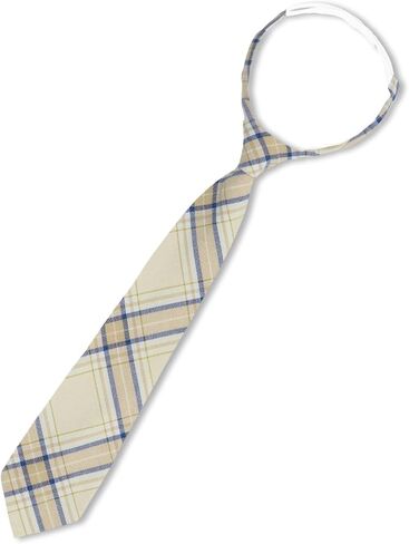 Plaid Boys Tie, Pre-tied Kids Ties Adjustable Boy's Necktie for School Uniforms Graduation Party Prom in Saudi Arabia
