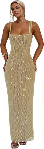 Glitter Mesh Bodycon Dress for Women 2025 Birthday,Bachelorette Party in Saudi Arabia