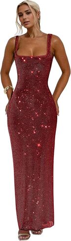 Glitter Mesh Bodycon Dress for Women 2025 Birthday,Bachelorette Party in Saudi Arabia