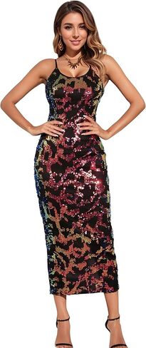 Glitter Mesh Bodycon Dress for Women 2025 Birthday,Bachelorette Party in Saudi Arabia