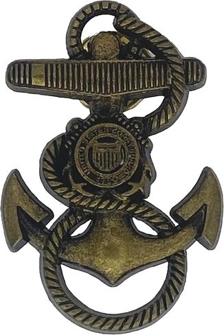 US Coast Guard Anchor Cap Hat Badge Screw Back USCG CUSTOM MADE Pin Naval Insignia ANTIQUE Finish in Saudi Arabia