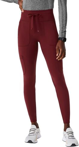 FIGS Seville High Waisted ScrubLegging for Women — Slim Fit Scrub Pant Legging, 6 Pockets, Form-Fitting, 4-Way Stretch in Saudi Arabia