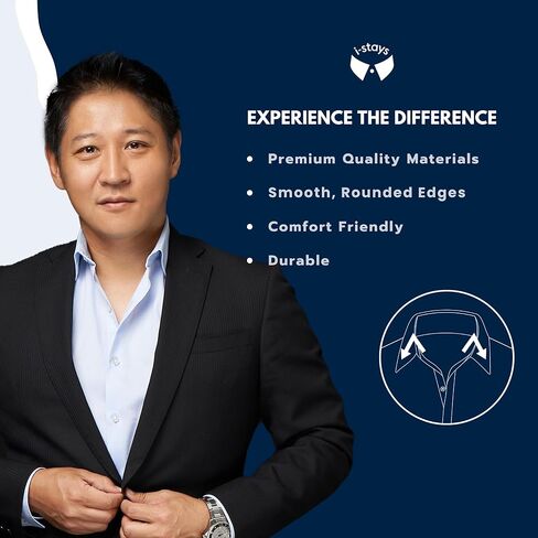 ثبات الياقات للقمصان الرجالية (3 أزواج) - حشوات ياقة القميص ومقويات الياقات. مستلزمات تخزين مثالية للرجال، هدايا عيد الميلاد للأب أو الصديق 2025، هدية للرجال أقل من 10 دولارات. in Kuwait