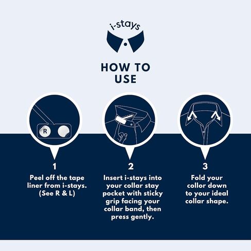 ثبات الياقات للقمصان الرجالية (3 أزواج) - حشوات ياقة القميص ومقويات الياقات. مستلزمات تخزين مثالية للرجال، هدايا عيد الميلاد للأب أو الصديق 2025، هدية للرجال أقل من 10 دولارات. in Kuwait