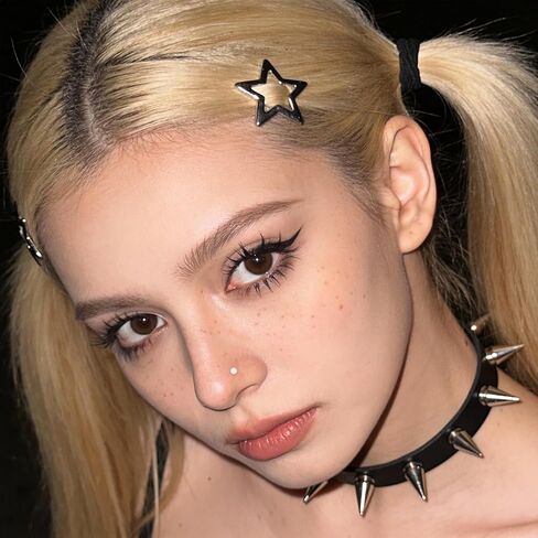 29 قطعة من مثبتات الثقب الشفافة للعمليات الجراحية - مثبتات ثقب شفافة من الأكريليك - أقراط مرصعة للأنف، مجموعة مجوهرات من الأكريليك لرياضات العمل in Kuwait