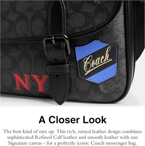 Coach Hitch Messenger Bag with Patches in Saudi Arabia