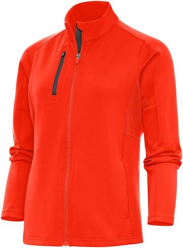 Antigua Women’s Generation Full Zip Jacket - Lightweight Stretch Interlock, Contoured Fit, Zippered Chest Pocket, Layering in Saudi Arabia