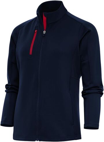 Antigua Women’s Generation Full Zip Jacket - Lightweight Stretch Interlock, Contoured Fit, Zippered Chest Pocket, Layering in Saudi Arabia