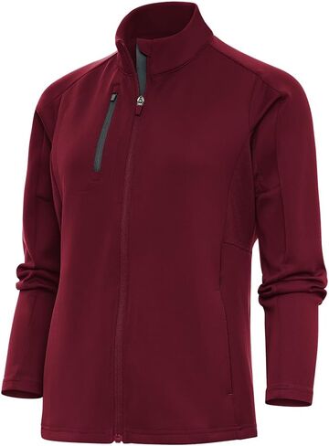 Antigua Women’s Generation Full Zip Jacket - Lightweight Stretch Interlock, Contoured Fit, Zippered Chest Pocket, Layering in Saudi Arabia